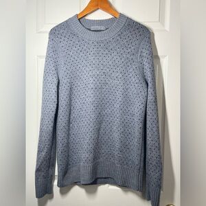 Icebreaker Light Gray Crewneck Wool Sweater Size Large
